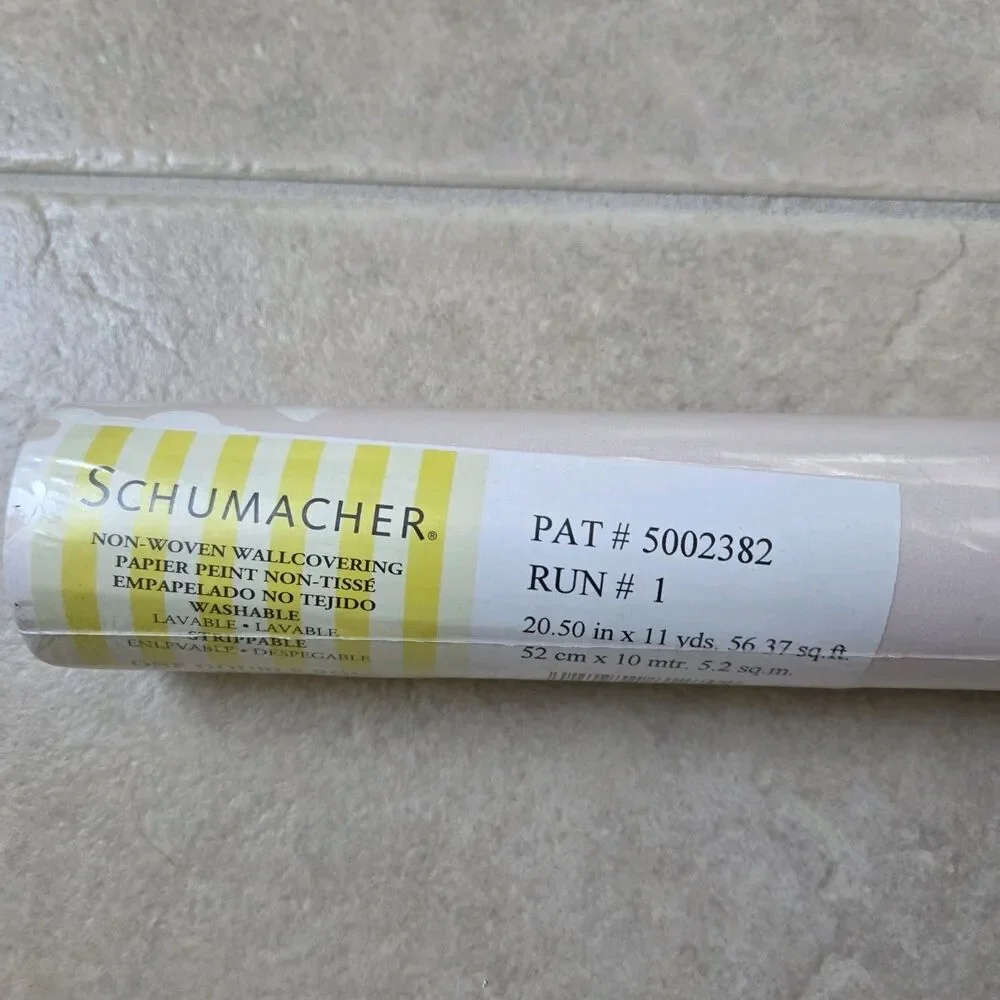 SCHUMACHER WALLPAPER 1 DOUBLE ROLL #50023821  LEAVES  20.5” x 11 Y Sealed New